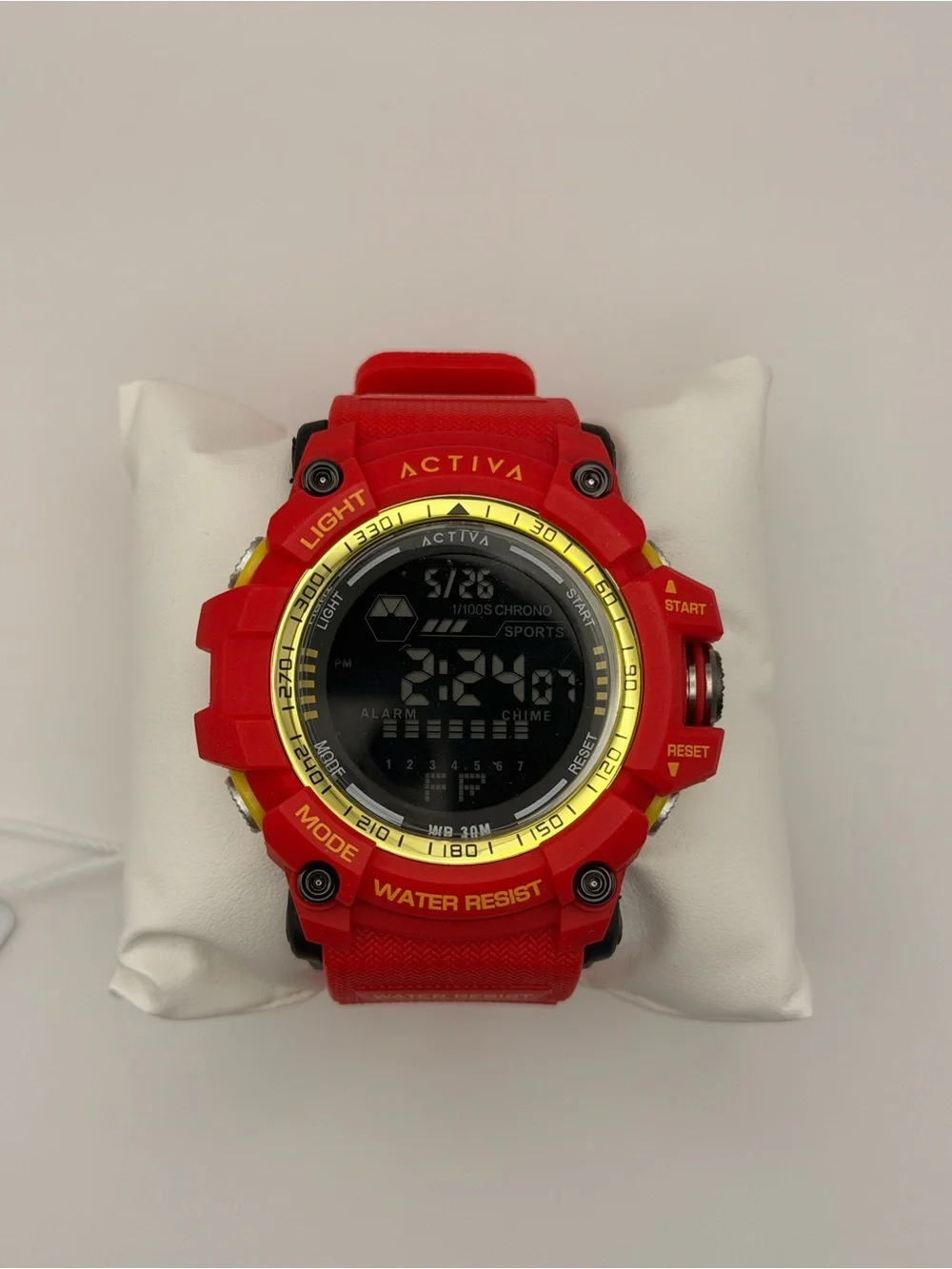 Activa Red Digital Sports Watch - Water Resistant